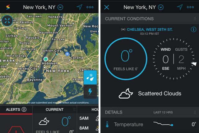 أفضل 7 تطبيقات للتنبؤ بالطقس لهواتف أيفون | سبعات